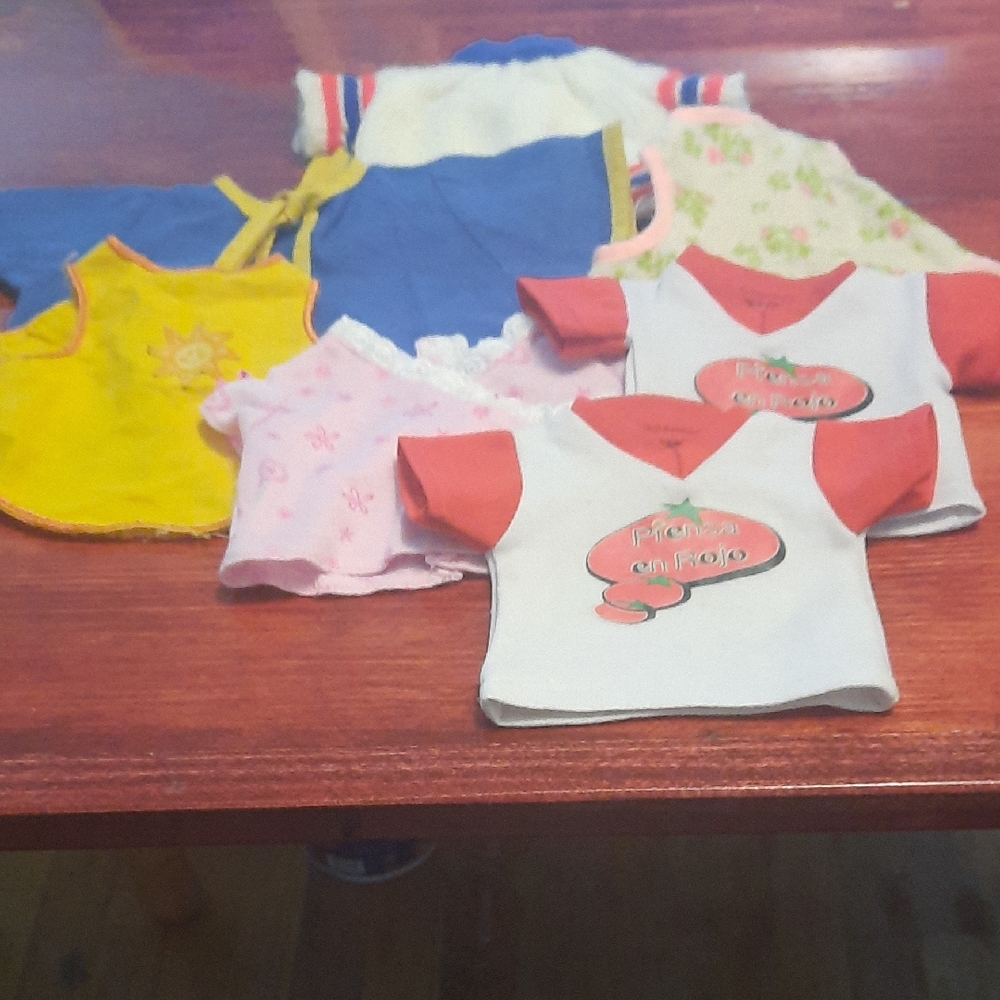 Colorful Doll Clothes Set